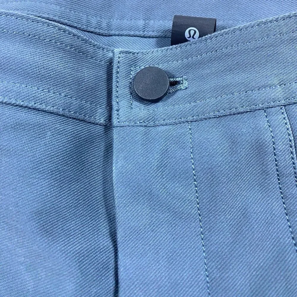 Lululemon ABC Slim-Fit Trouser Stretch Cotton VersaTwill Rover Gray Size 36X 30